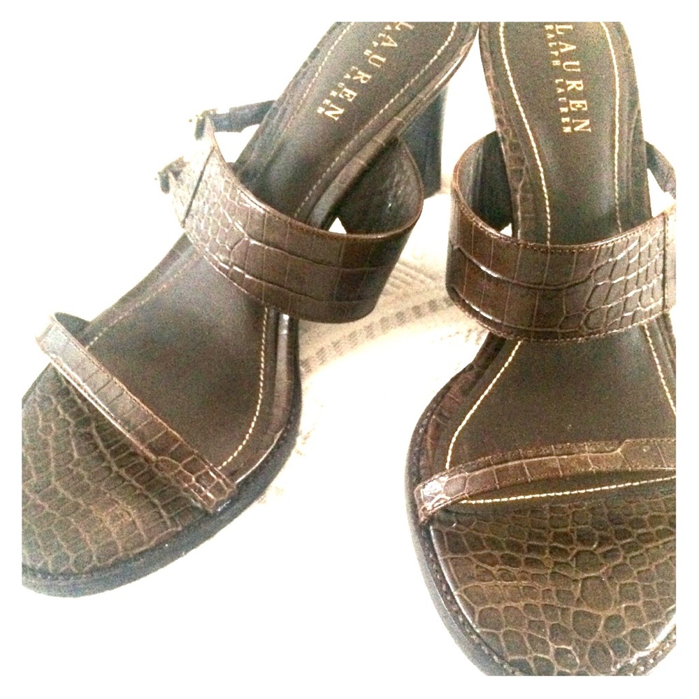 Gently used Ralph Lauren women's heels